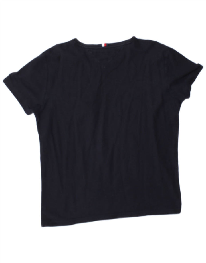 Camiseta Tommy Hilfiger Hombre Top Medium Azul Marino Algodón