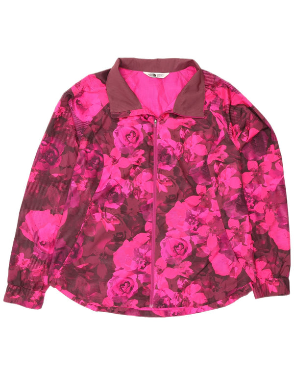 The North Face Chaqueta de chándal para mujer UK 40 XL Poliéster floral rosa