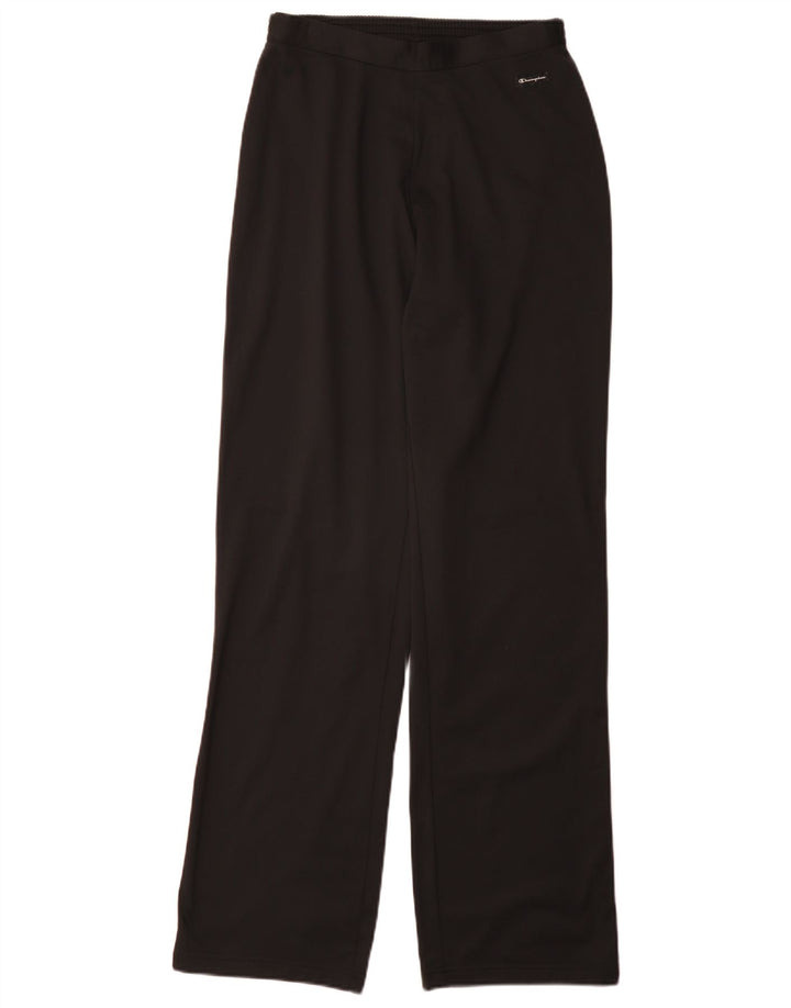 Champion Pantalones De Chándal Para Mujer UK 44 Grande Poliéster Negro