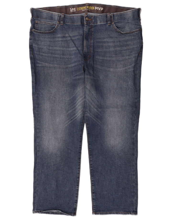 Vaqueros rectos Lee para hombre W48 L32 Algodón azul