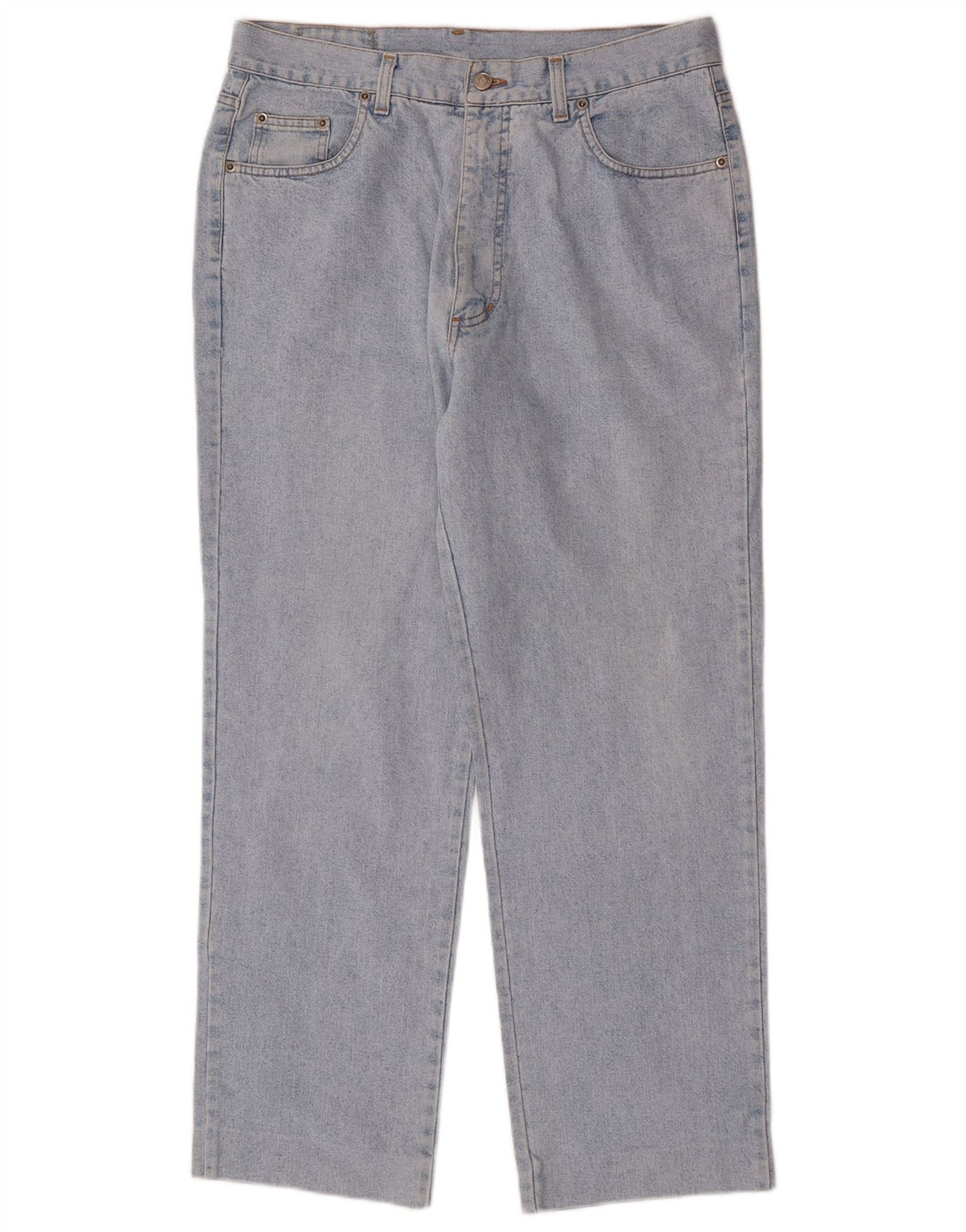 Vaqueros rectos para hombre Wampum W34 L29 Algodón azul
