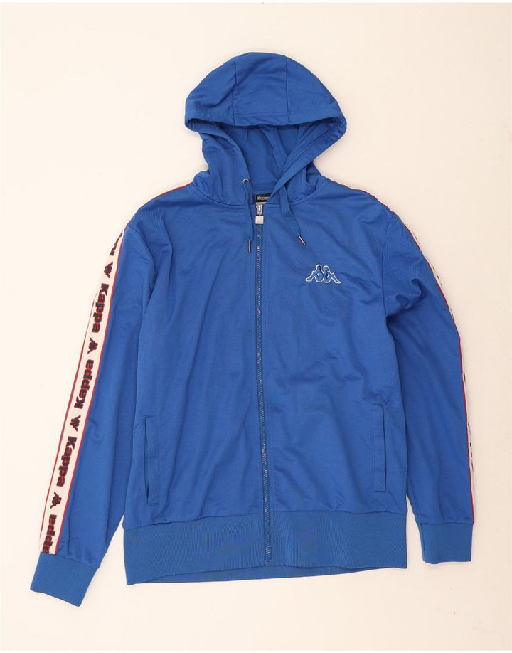Kappa Hombre Graphic Chándal Top Chaqueta XL Azul Colorblock Poliéster