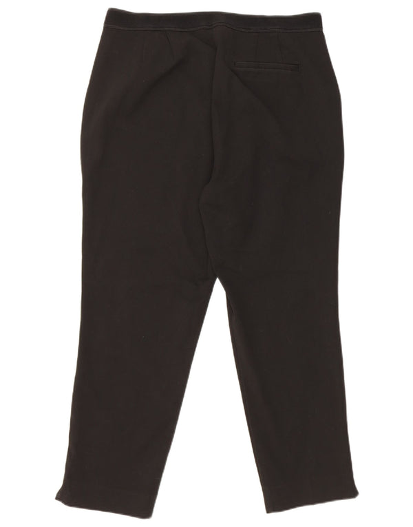 Marks & Spencer Pantalones Chinos Cortos para Mujer UK 40 Large W34 L24 Negro