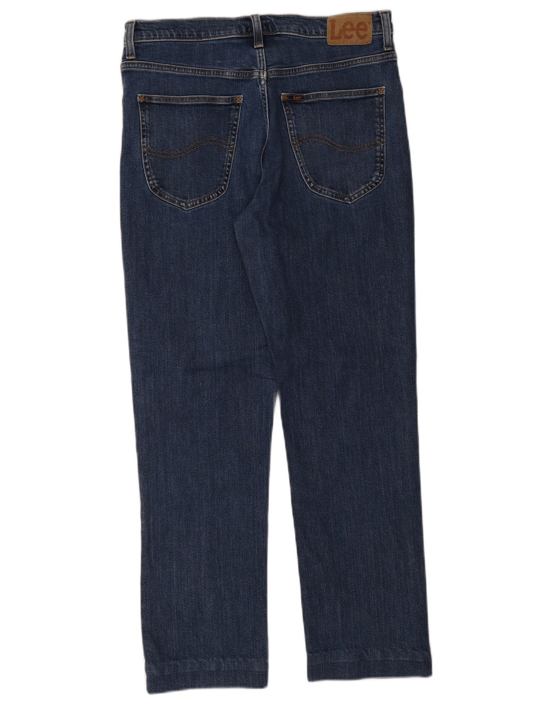 Lee Vaqueros Rectos Brooklyn Para Hombre W34 L29 Algodón Azul