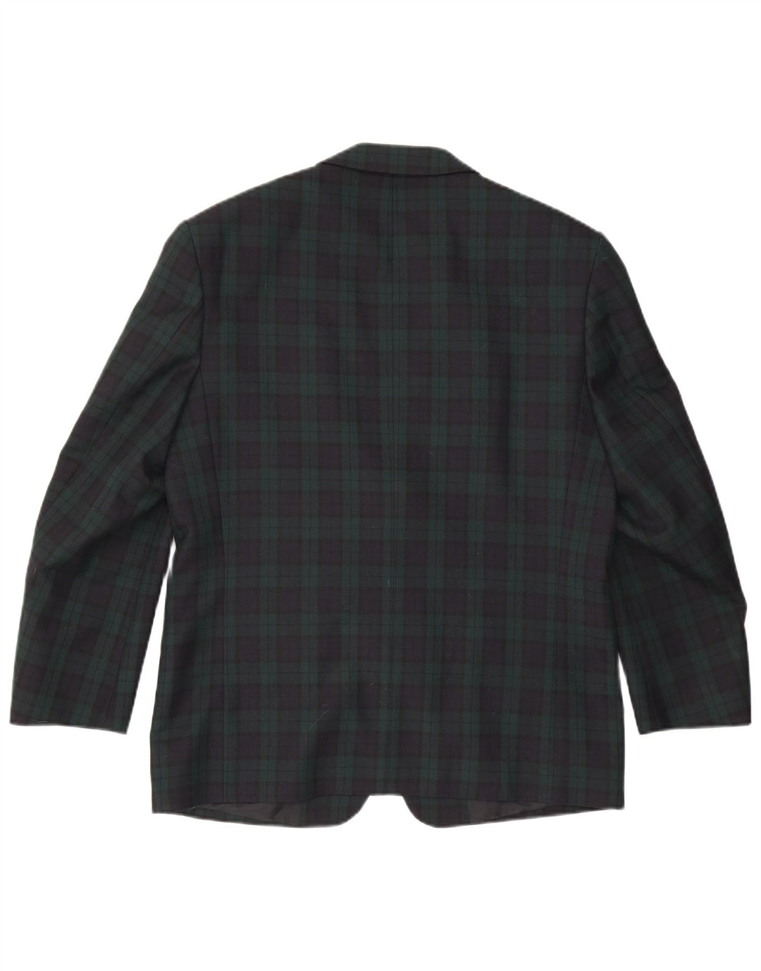 Douglas Chaqueta tipo blazer de 2 botones para hombre IT 50 Poliéster a cuadros verdes grandes