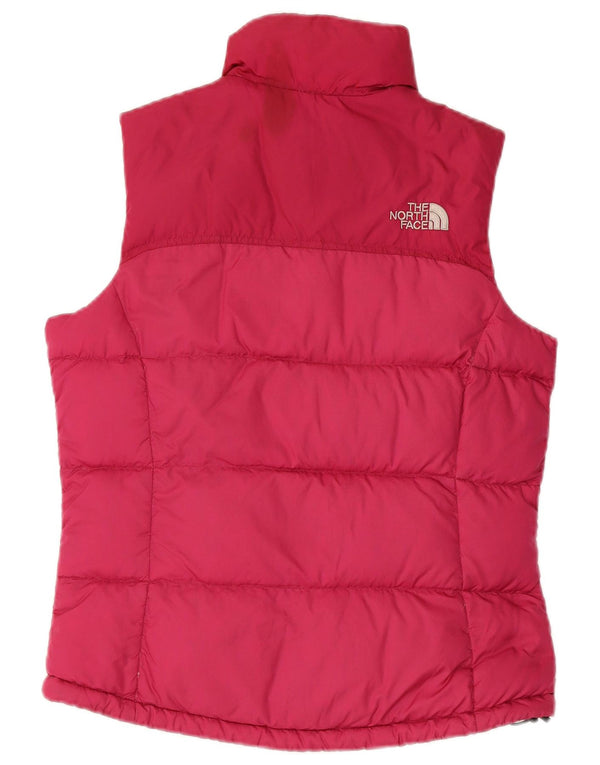 The North Face Chaleco acolchado para mujer UK 6 XS Nylon rosa