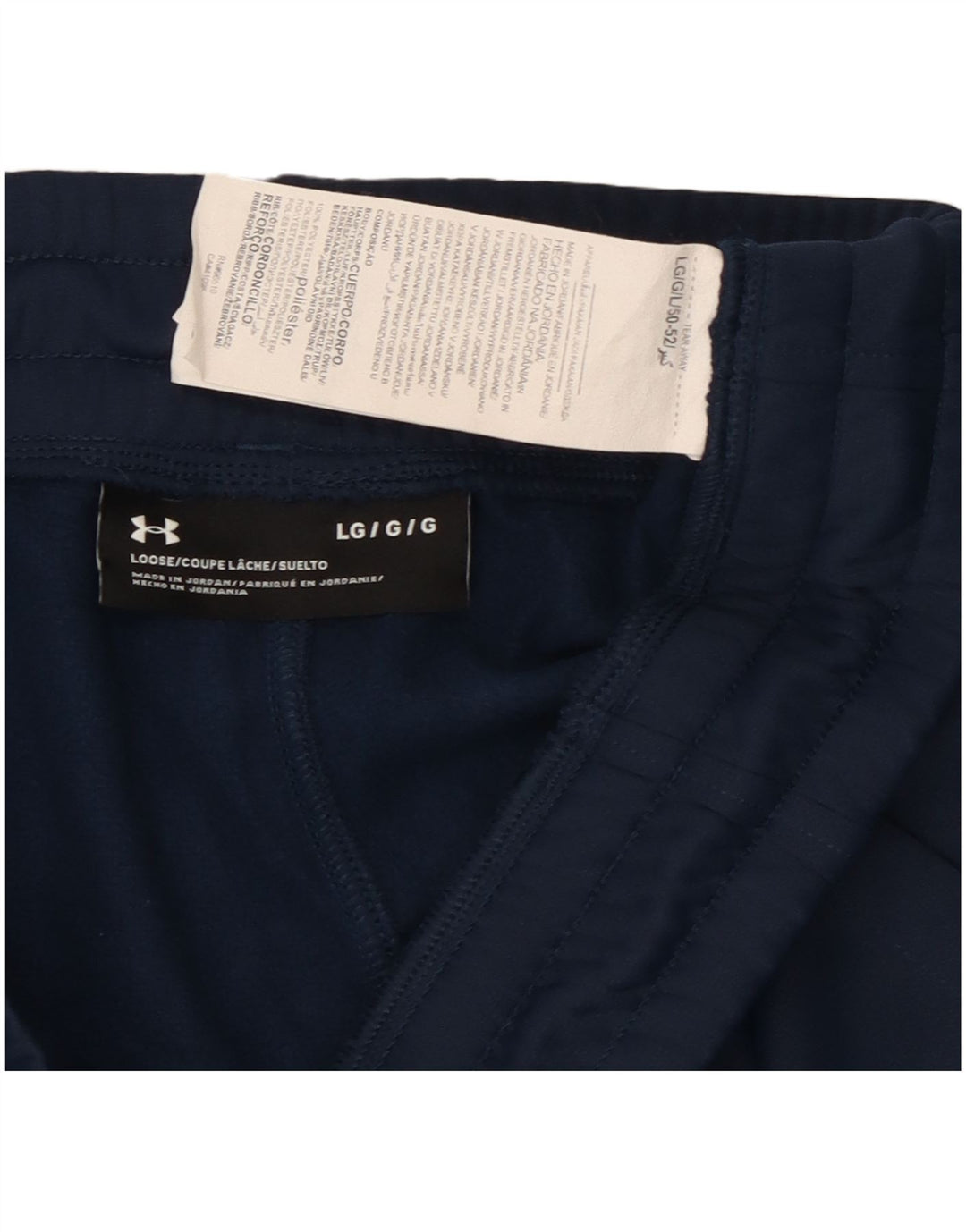 Under Armour Pantalones de chándal para hombre Joggers Large Poliéster azul marino