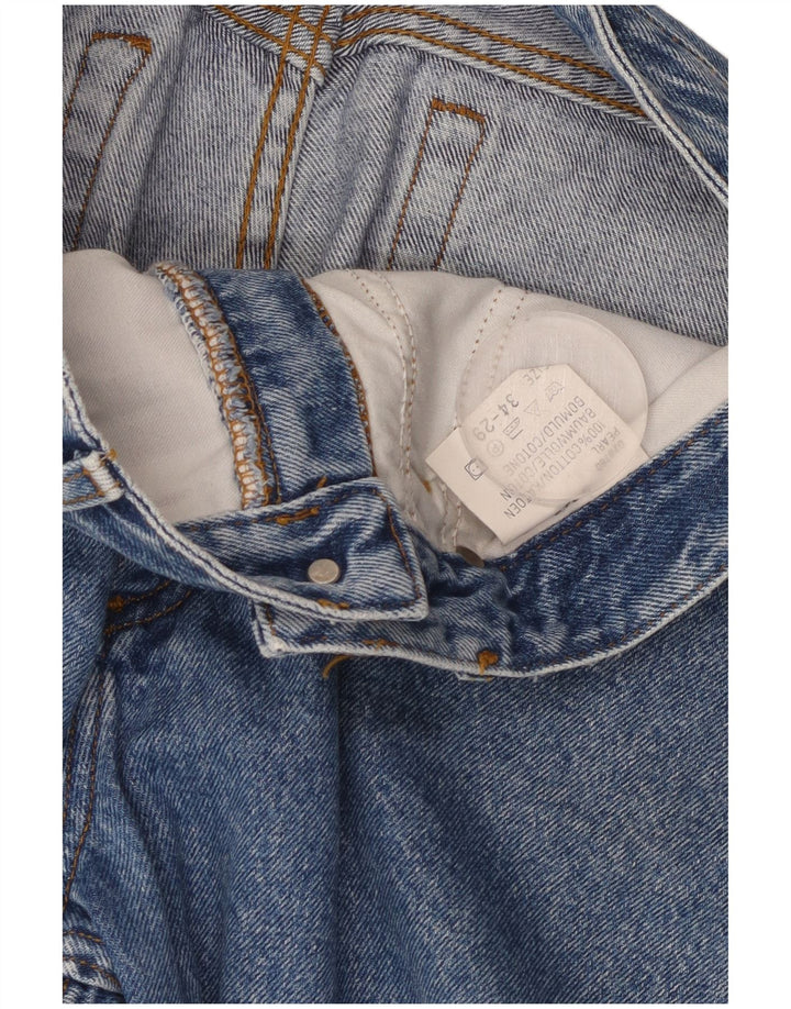 MAVERICK Vaqueros cónicos perlados para hombre W34 L29 Azul