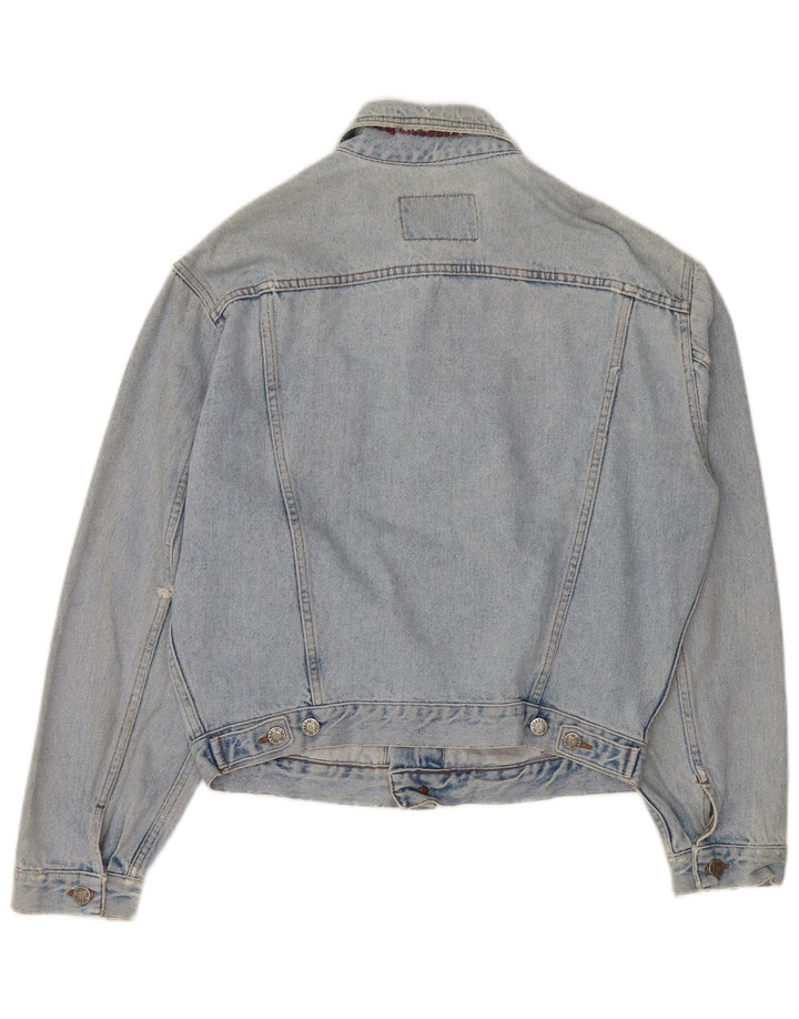 CHARRO Chaqueta vaquera extragrande para mujer UK 10 Small Blue Cotton