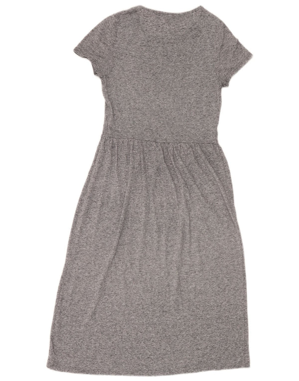 Topshop Vestido acampanado para mujer UK 8 Small Gris moteado