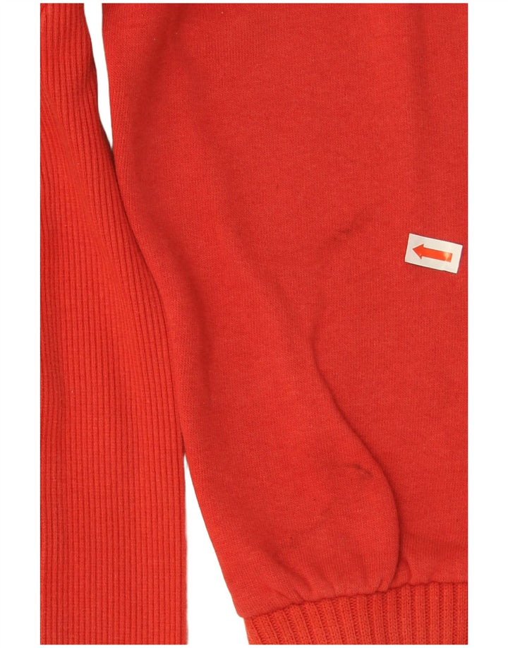 Puma Hombre Sudadera Gráfica Jumper Algodón Rojo Mediano