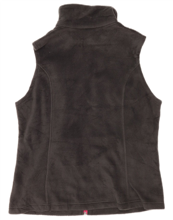 Columbia Chaleco polar para mujer UK 46 Poliéster gris grande