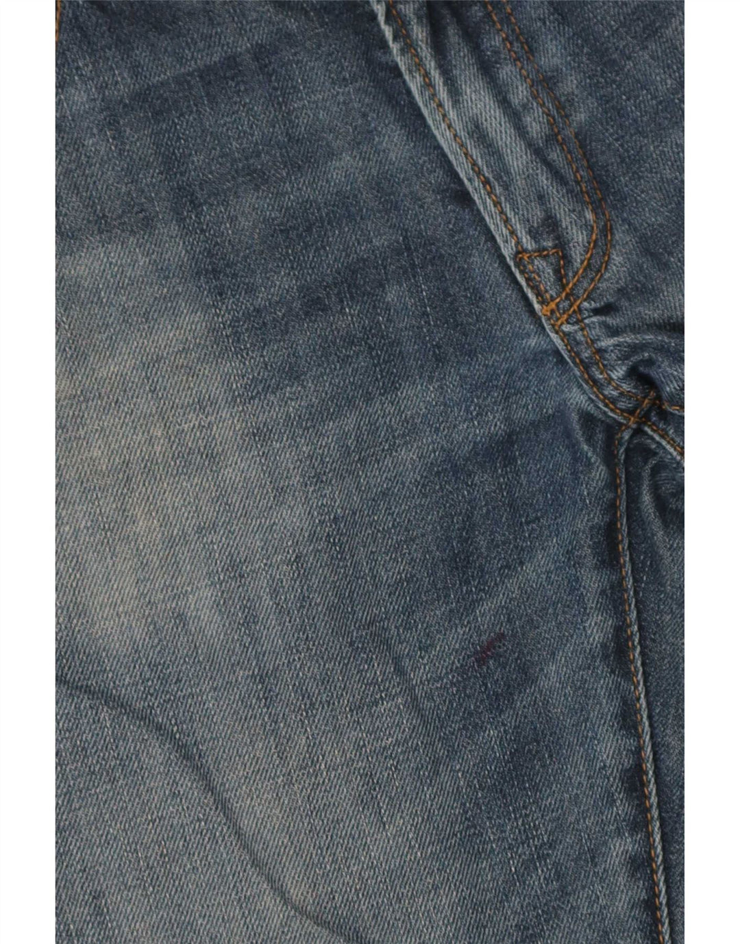 Vaqueros rectos desgastados para mujer Gap W28 L32 Algodón azul