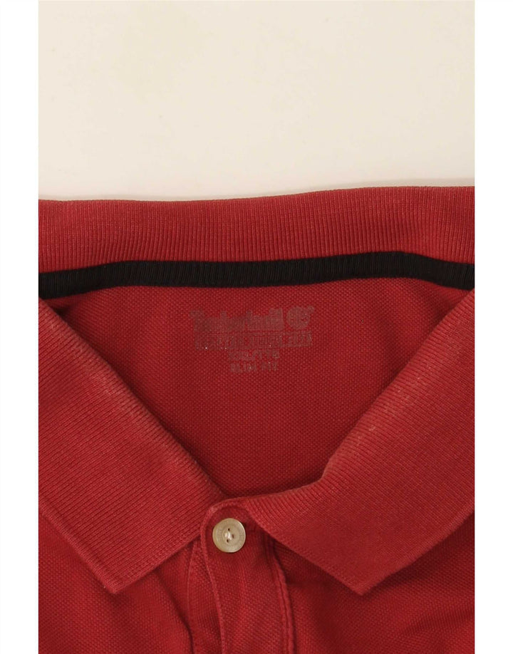 Timberland Polo Slim Fit para hombre 2XL Rojo