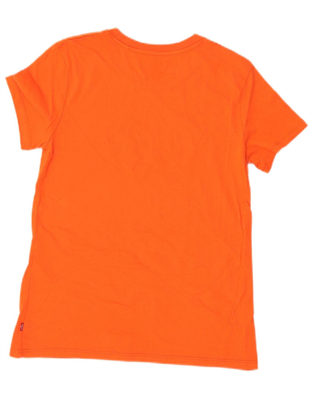 LEVI'S Camiseta gráfica para mujer Top UK 6 XS Naranja Algodón