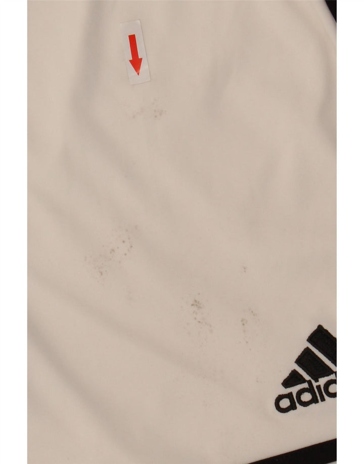 Adidas Hombre Pantalones Cortos Deportivos Pequeño Poliéster Blanco
