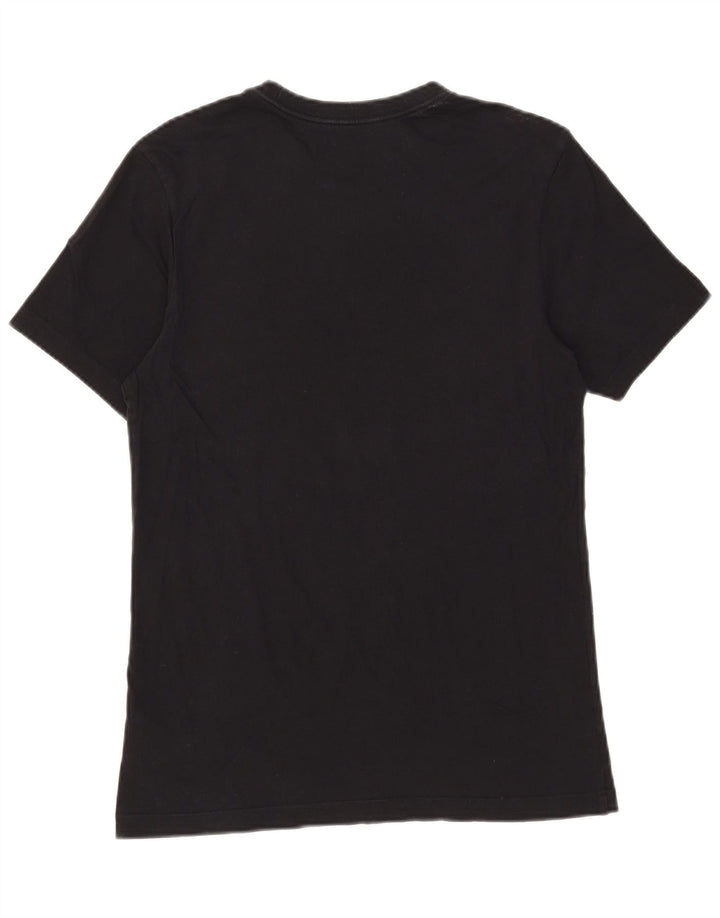 Nike - Camiseta gráfica para hombre, talla pequeña, algodón negro