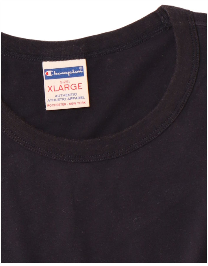 CHAMPION Camiseta Hombre Top XL Azul Marino