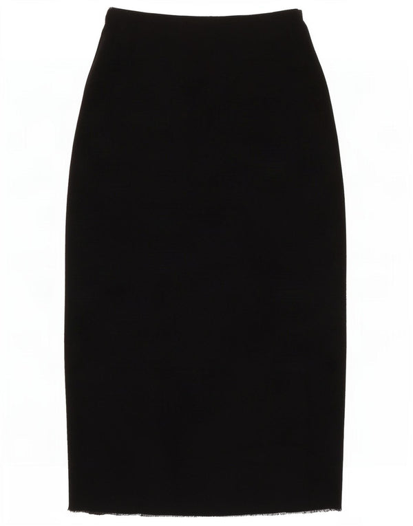 Zara Mujer Falda Lápiz Pequeña W26 Negro