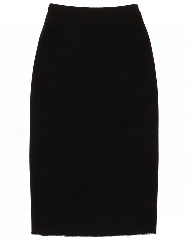 Zara Mujer Falda Lápiz Pequeña W26 Negro