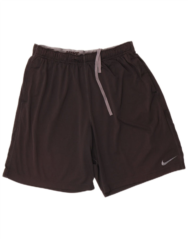 Nike Dri Fit - Pantalones cortos deportivos para hombre, talla grande, color negro