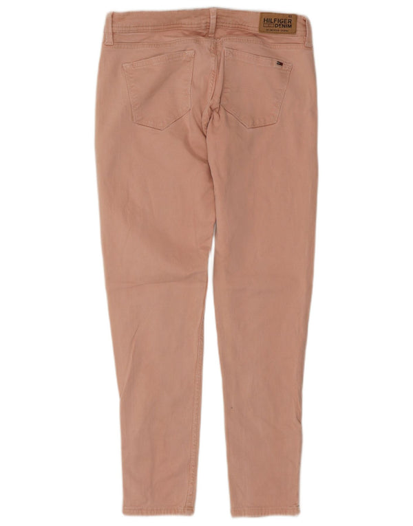 Tommy Hilfiger Pantalones Casuales Slim para Mujer W28 L26 Algodón Rosa