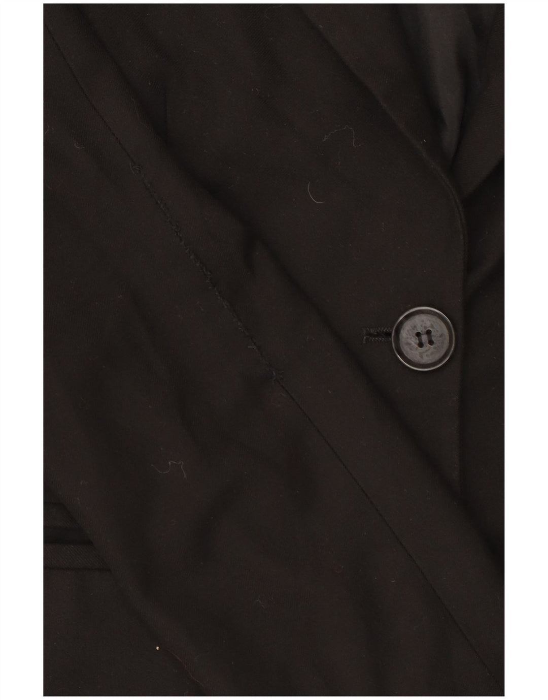 Blazer Benetton Mujer De 2 Botones IT 42 Medium Negro Poliéster