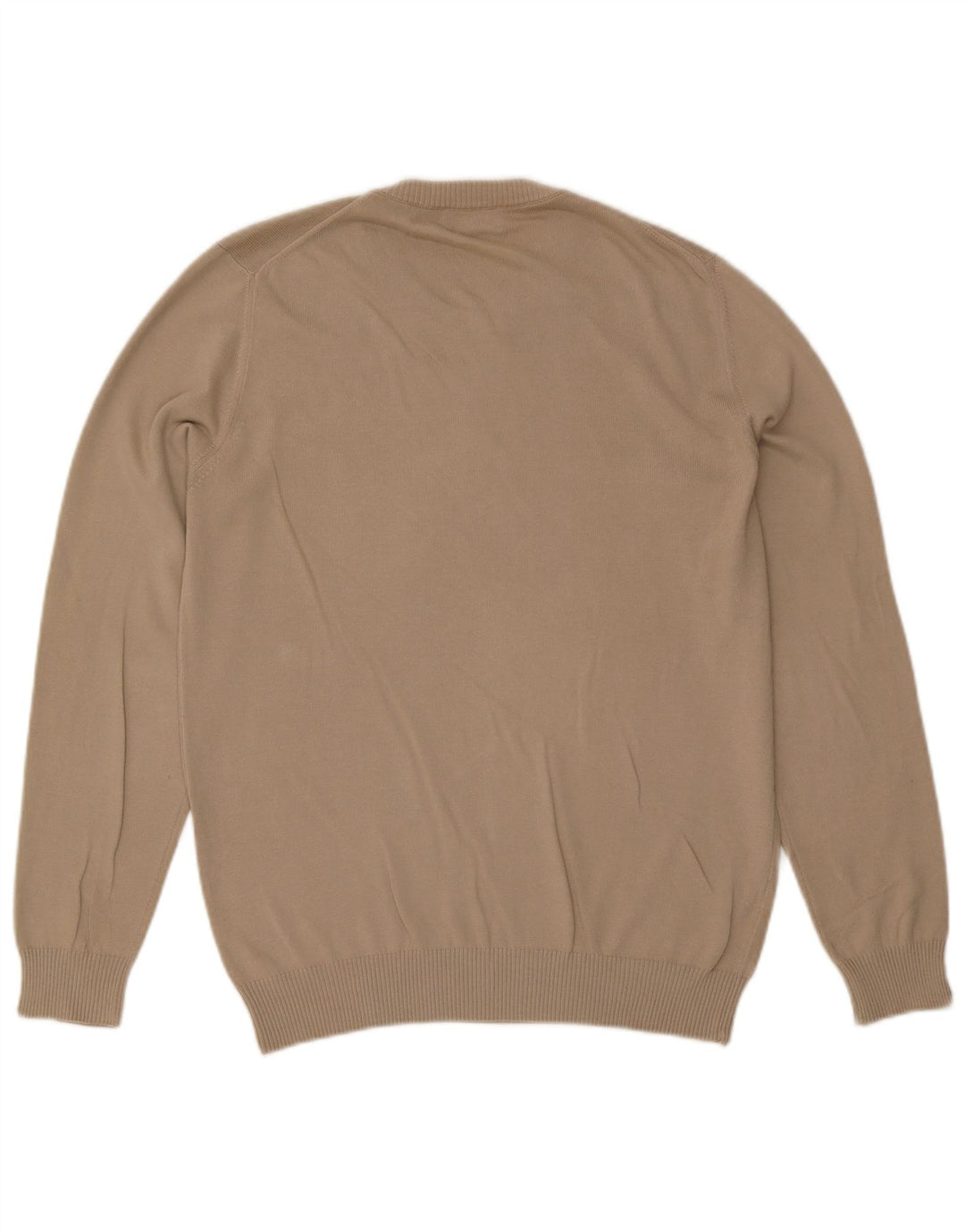 Brooksfield Jersey con cuello redondo para hombre, color beige medio