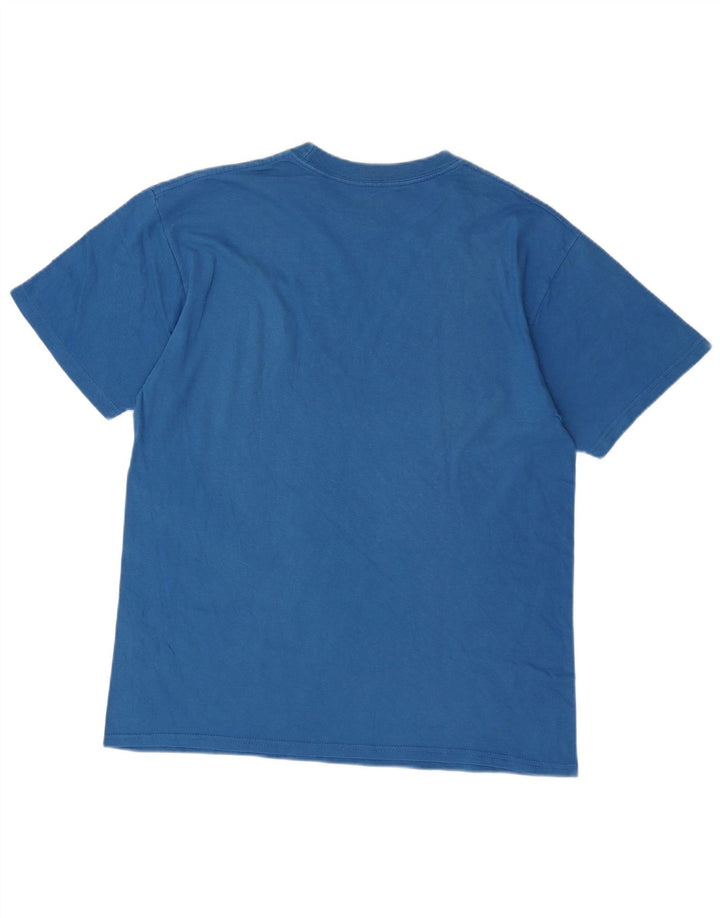 BILLABONG Camiseta gráfica para hombre Top grande de algodón azul