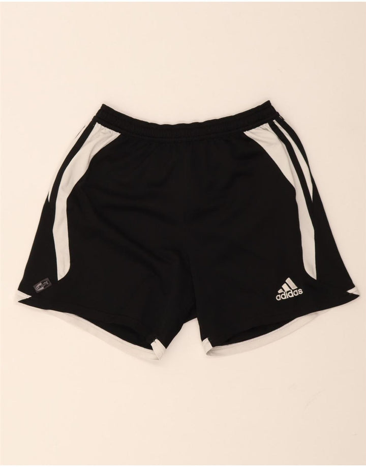 Adidas Mens Climalite Sport Shorts Medio Negro Colorblock Poliéster