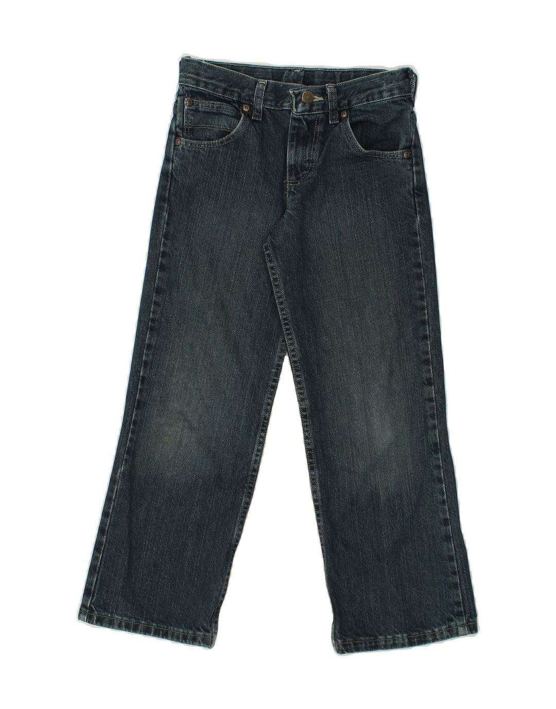 WRANGLER Boys Straight Jeans 7-8 Years W22L23 Blue Cotton | Vintage Wrangler | Thrift | Second-Hand Wrangler | Used Clothing | Messina Hembry 