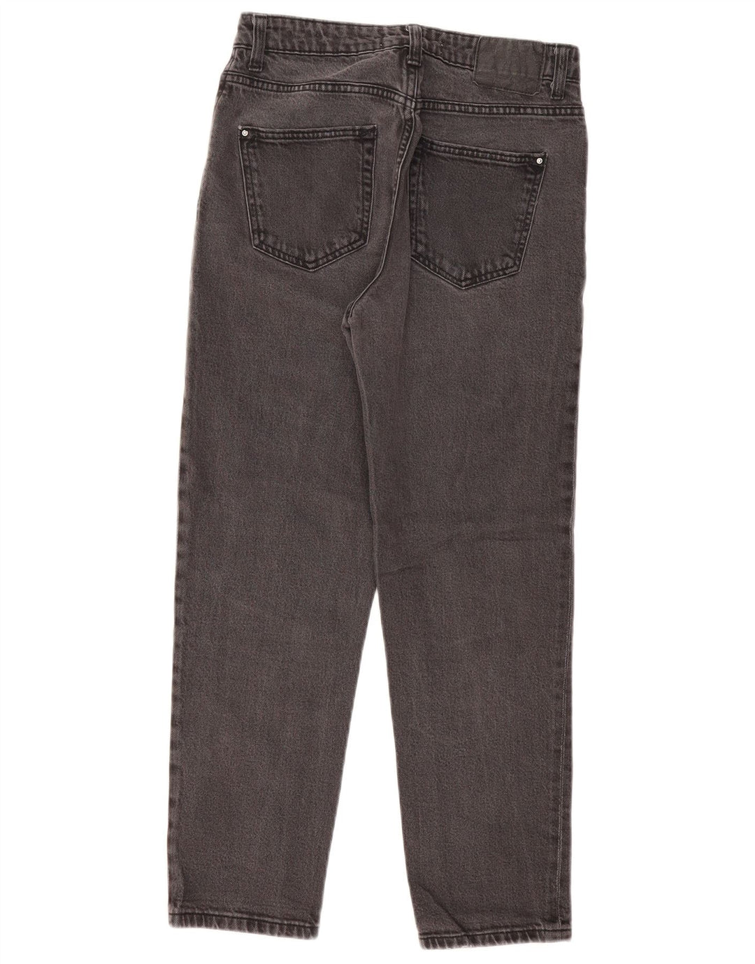 Zara Vaqueros Cónicos Para Mujer EU 38 Small W28 L27 Negro