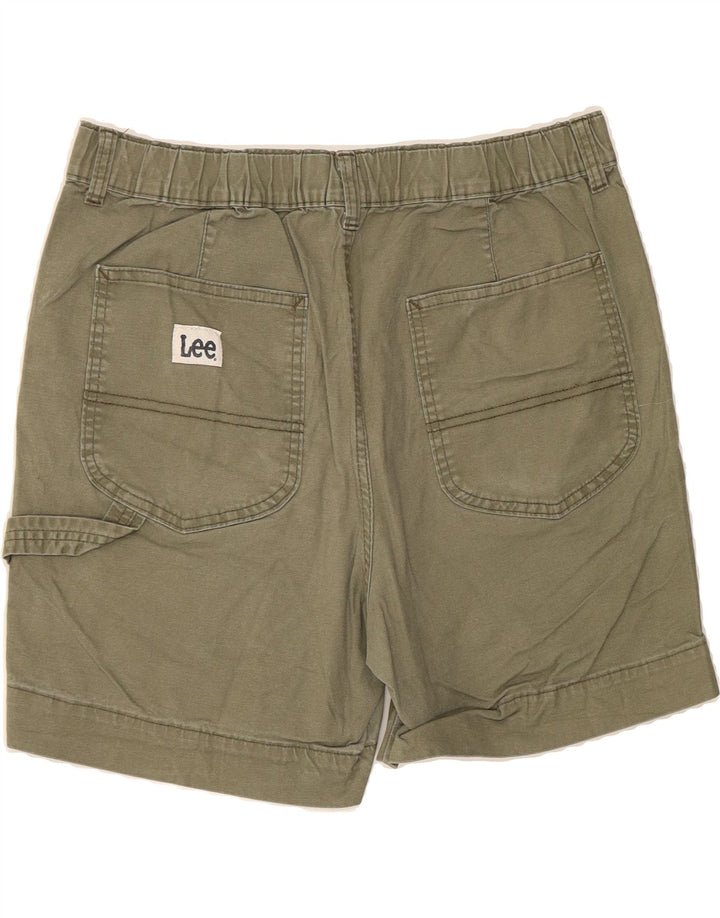 LEE Womens Chino Shorts US 12 Large W32  Khaki Cotton Vintage Lee and Second-Hand Lee from Messina Hembry 