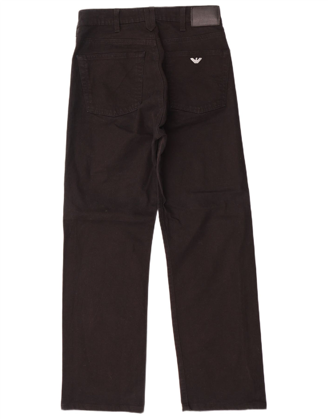 ARMANI Vaqueros rectos para hombre W30 L30 Algodón negro