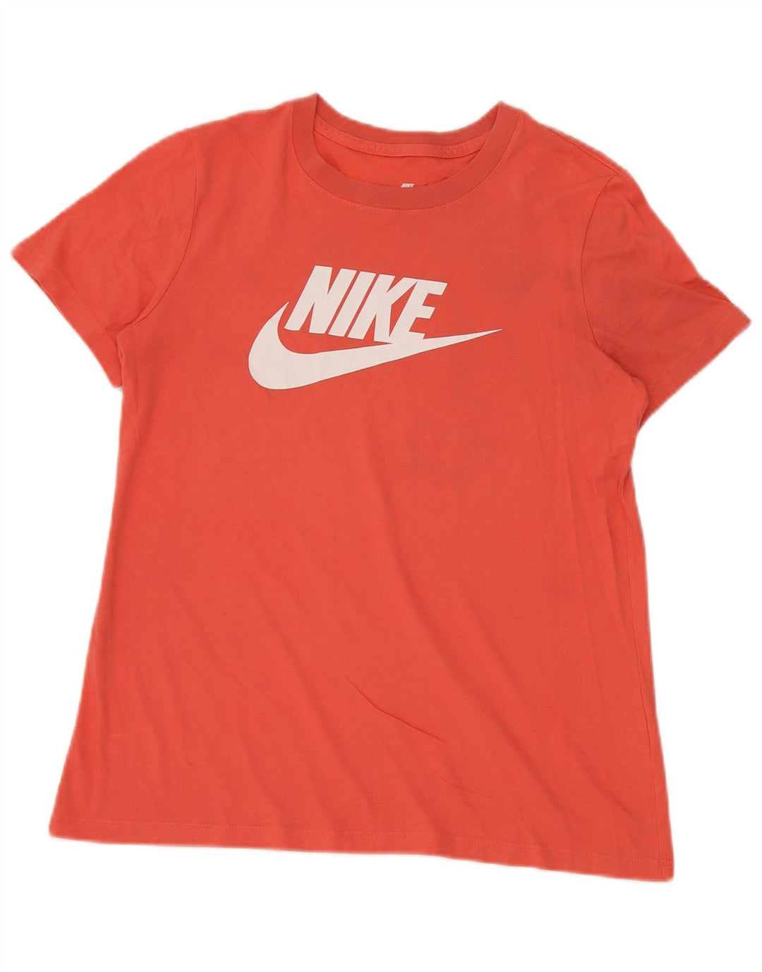 Nike - Camiseta gráfica para mujer, talla 40, color naranja mediano