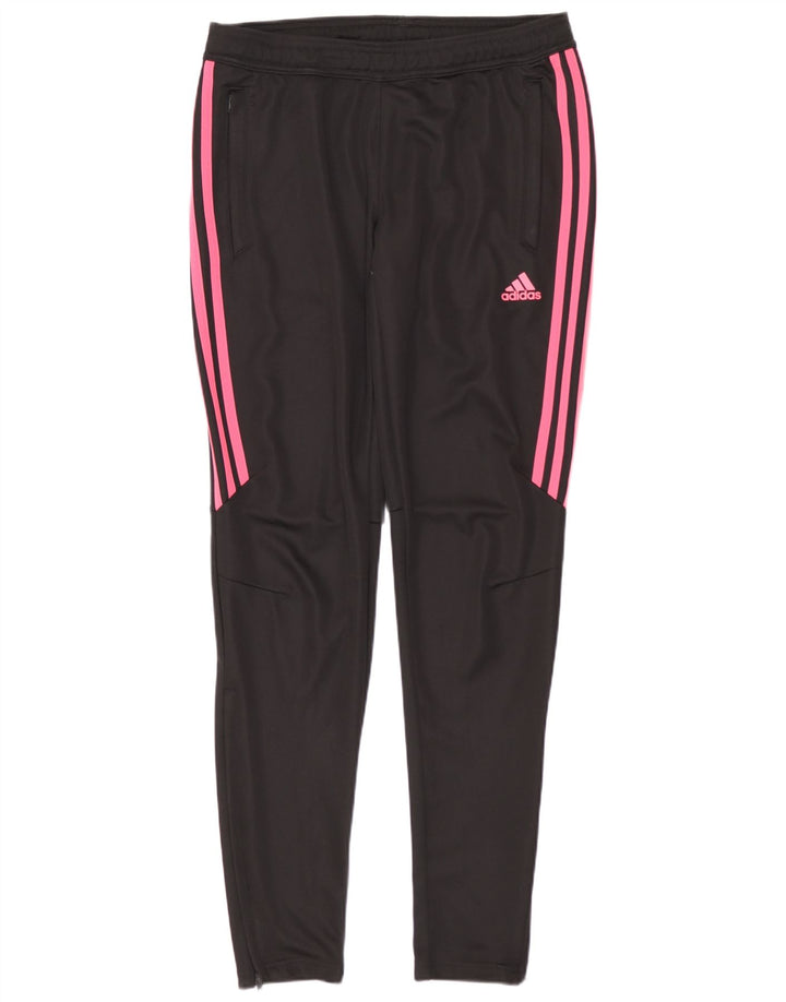 Adidas Mujer Climacool Chándal Pantalones UK 8/10 Pequeño Negro Poliéster