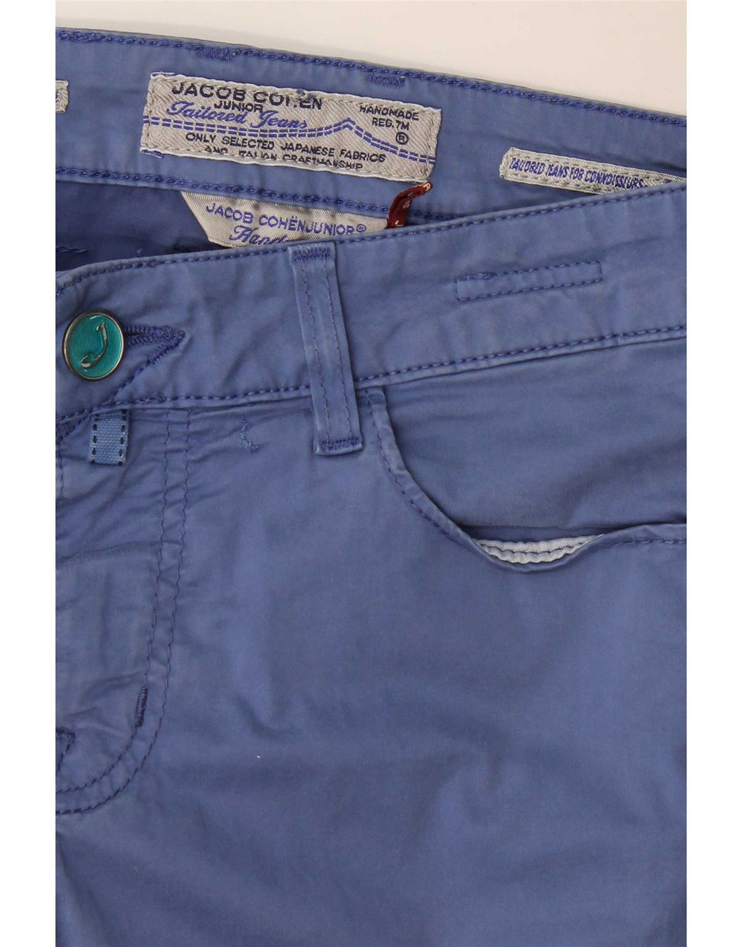 Jacob Cohen Pantalones informales ajustados para mujer W30 L31 Azul