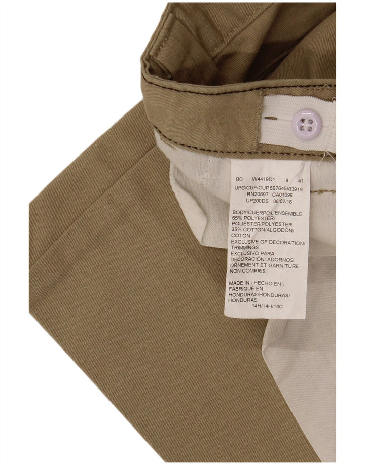 Dickies Pantalón cargo recto para niño 13-14 años W30 L25 Poliéster beige