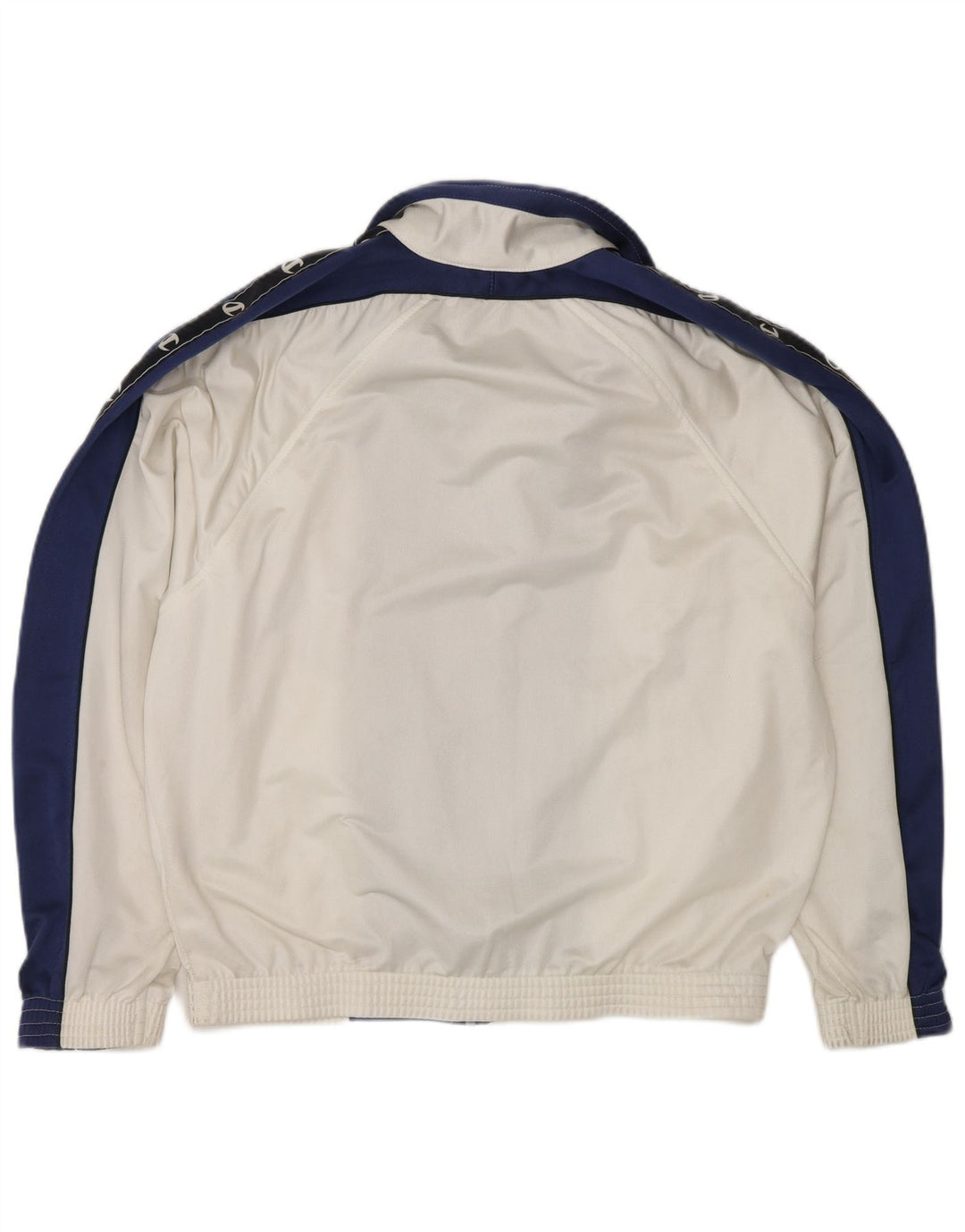 Champion Chaqueta De Chándal Con Estampado De Hombre Pequeño Blanco Colorblock