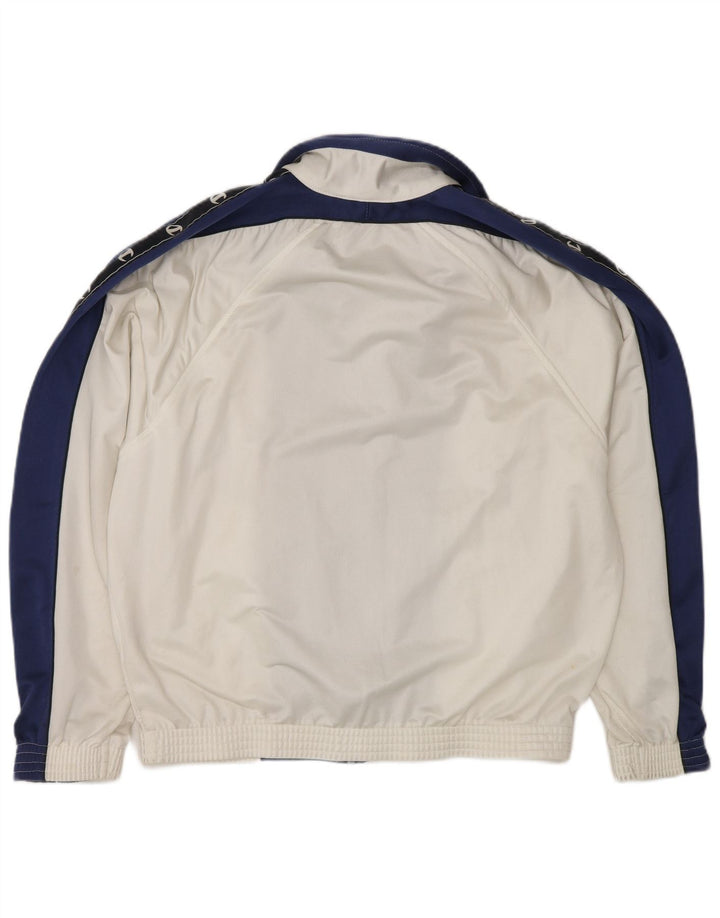 Champion Chaqueta De Chándal Con Estampado De Hombre Pequeño Blanco Colorblock