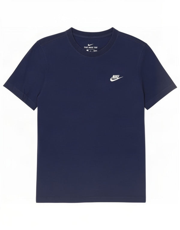 Camiseta Nike Hombre Top Small Azul Marino Algodón