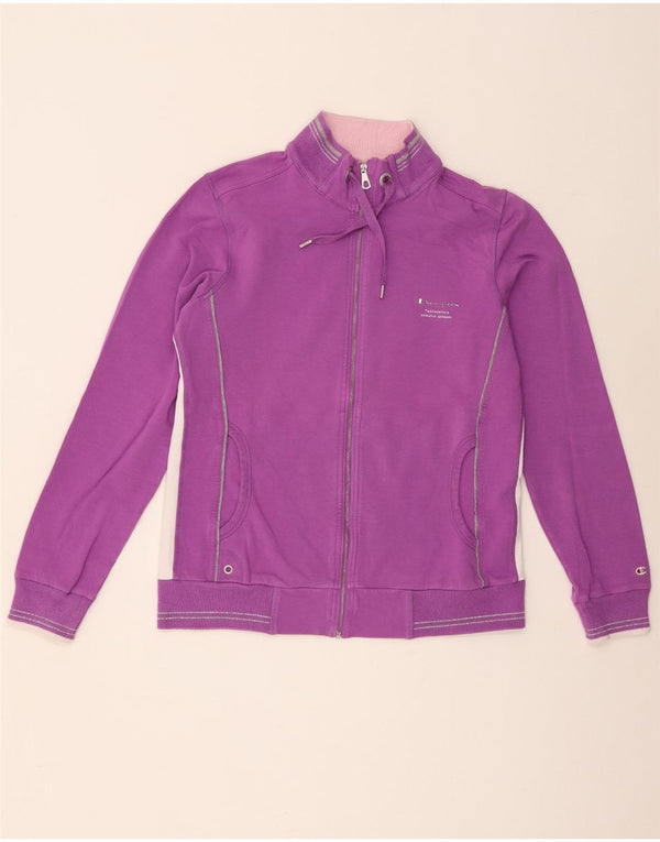 Champion Chaqueta de chándal para mujer UK 46 Large Purple Colourblock