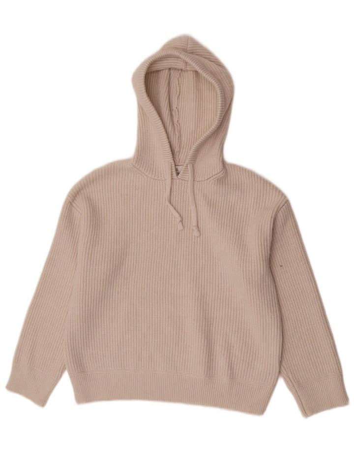 Marks & Spencer Jersey con capucha para mujer UK 44 Poliéster beige medio