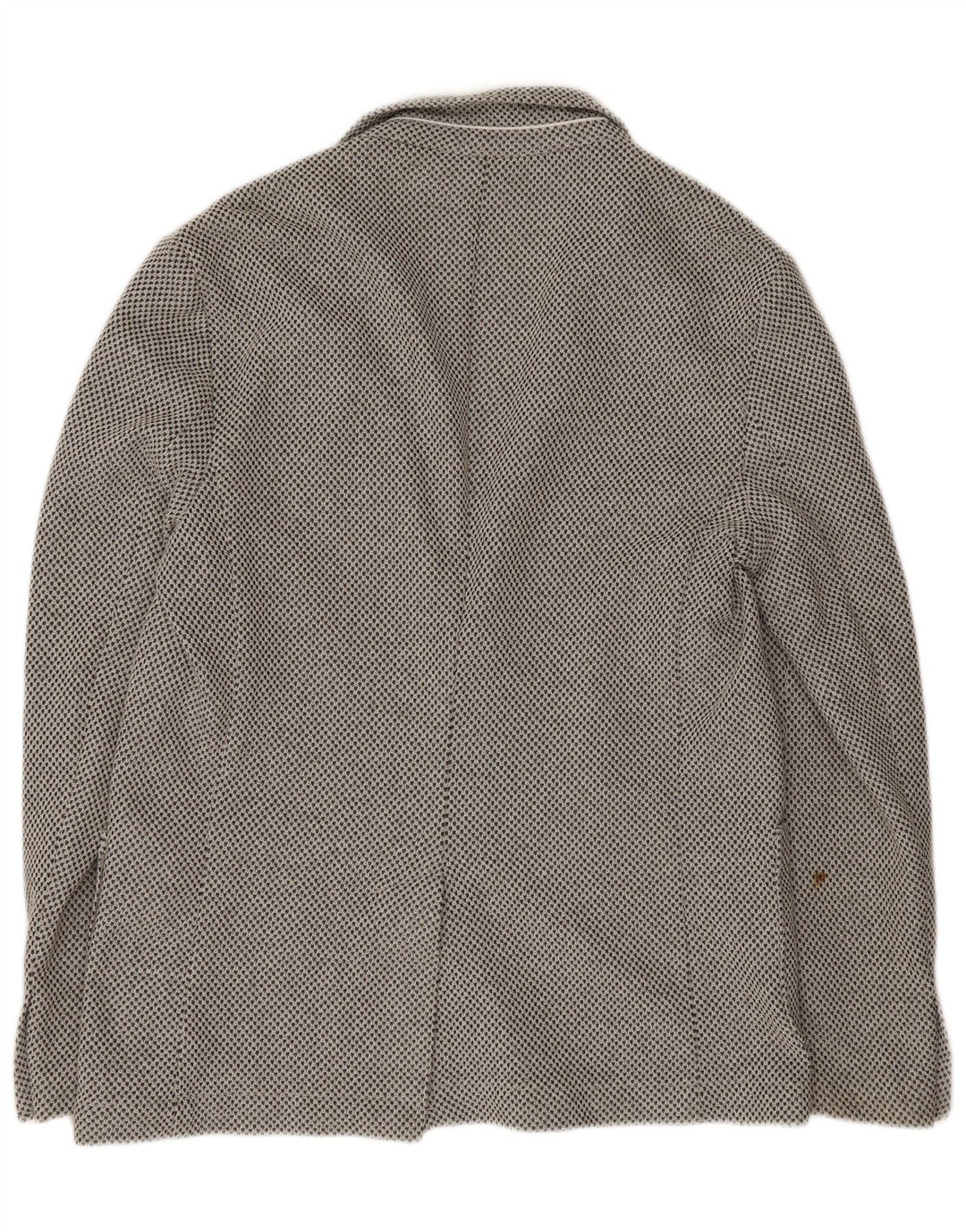 Zara Chaqueta tipo blazer de 2 botones para hombre EU 50 Poliéster gris medio