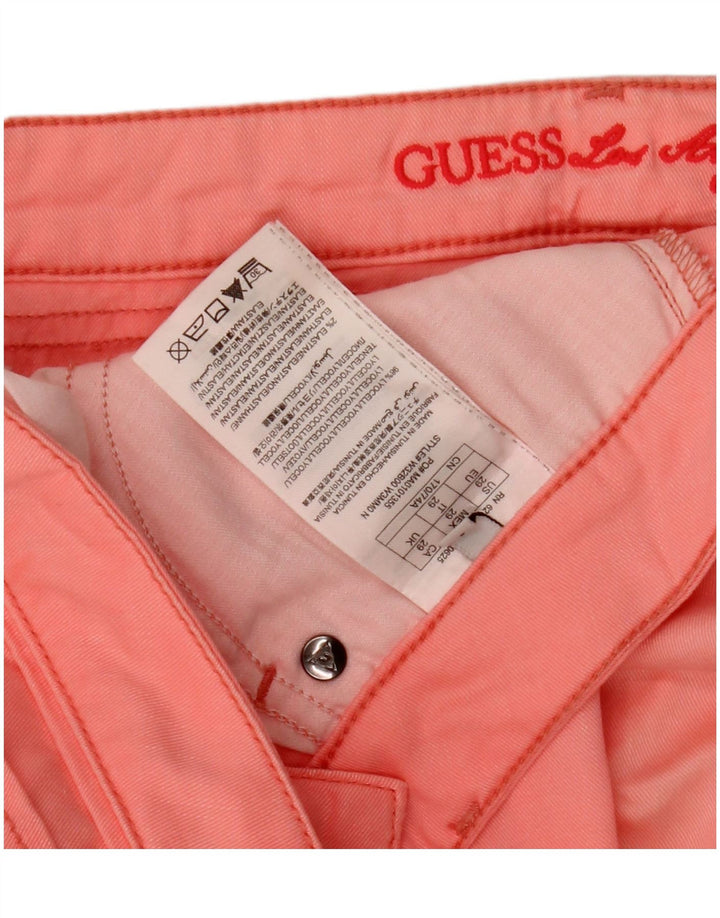 Vaqueros Guess Mujer Slim W29 L26 Lyocell Rosa
