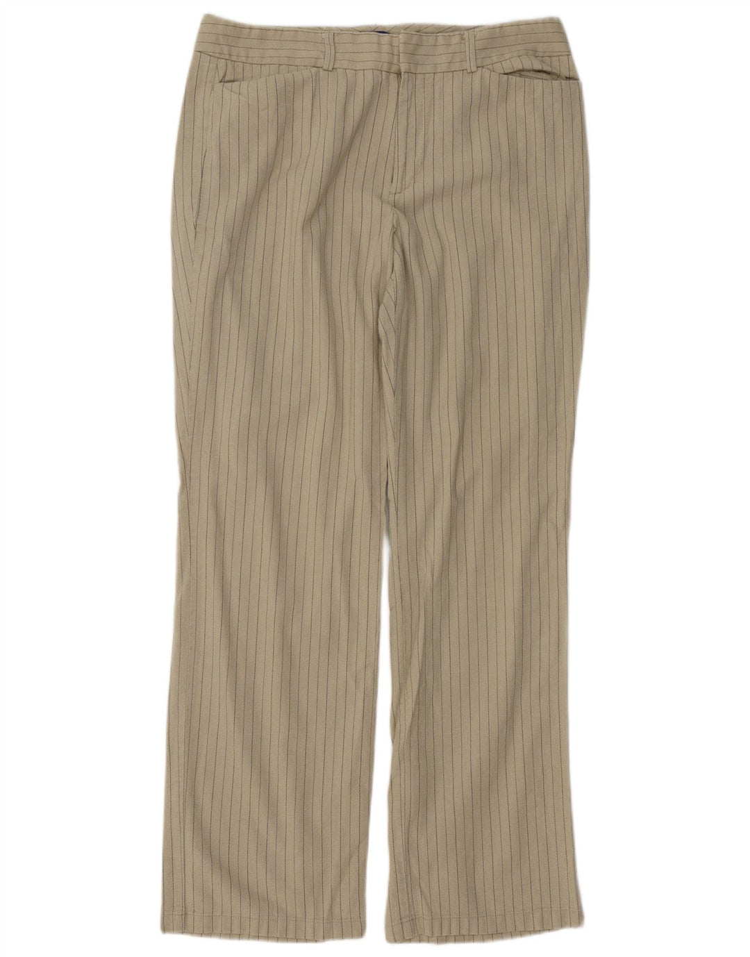 DOCKERS Pantalones casuales de ajuste ideal para mujer US 12 Large W32 L30 Beige