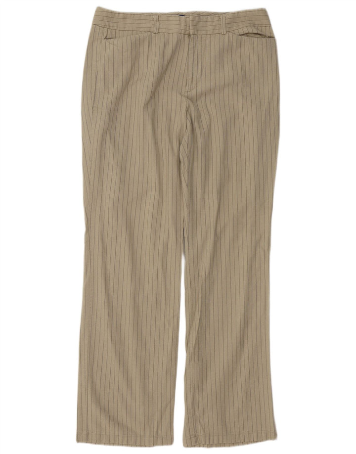 DOCKERS Pantalones casuales de ajuste ideal para mujer US 12 Large W32 L30 Beige