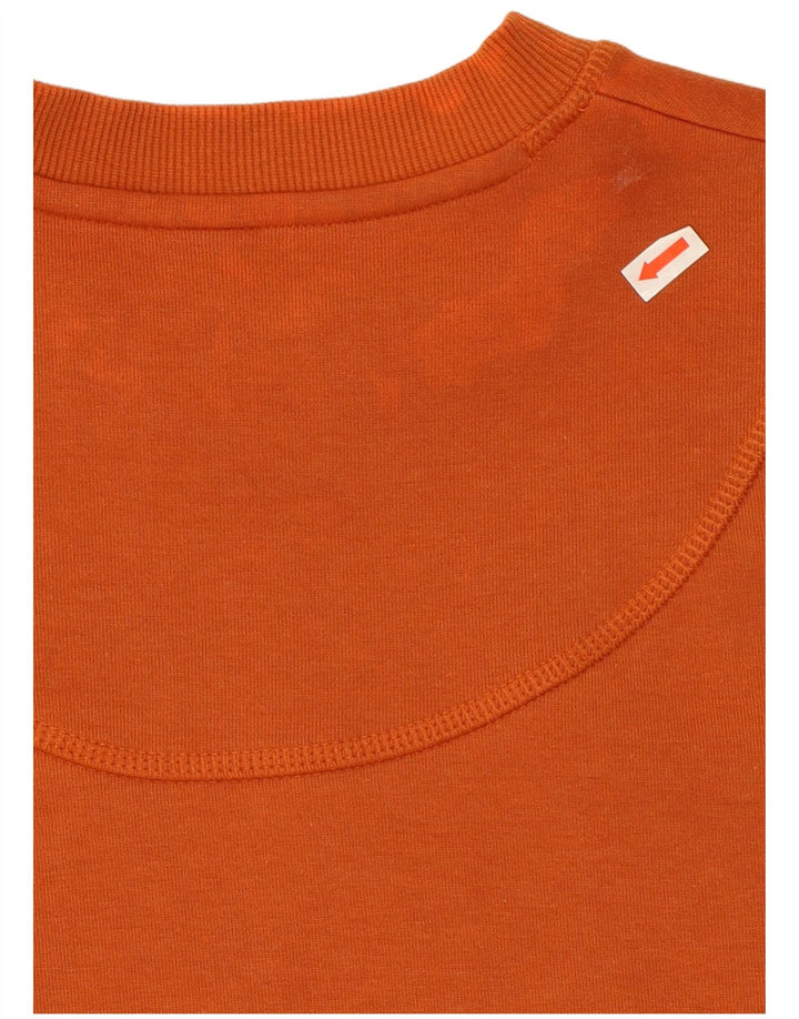 Adidas - Camiseta holgada para hombre, talla pequeña, color naranja