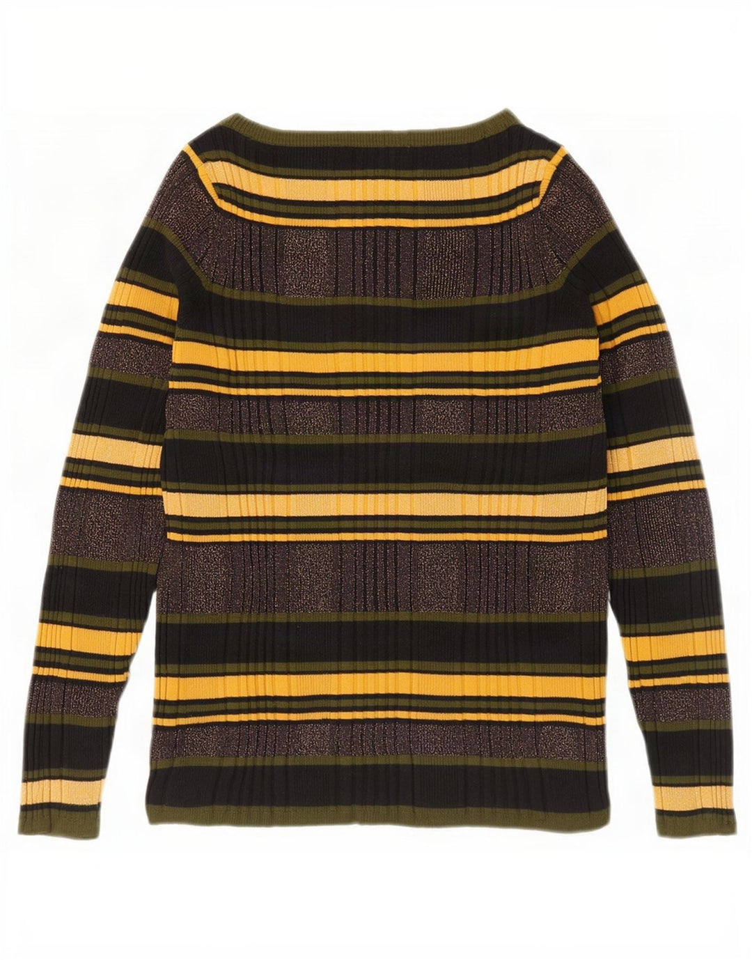 Marks & Spencer Jersey con cuello barco para mujer, talla 40, talla grande, multicolor