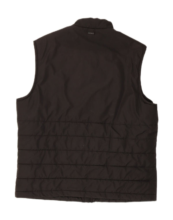 Michael Kors Chaqueta cortavientos sin mangas para hombre UK 40 Grande Poliéster negro